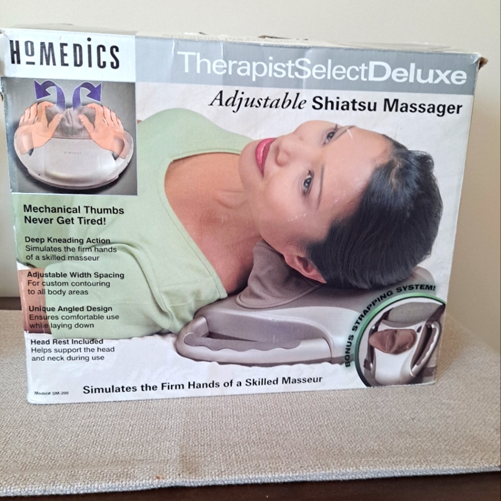 HoMedics SM-200 Therapist Select Deluxe Adjustable-Spacing Neck Shiatsu Massager